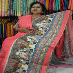 Madhubani Silk Saree:-M04