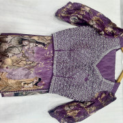 Chinon Crepe Designer saree-005