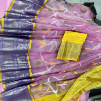 fusion-saree-maslin-jamdhani-with-gadwal-fmg021