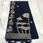 Khadi  Jamdhani saree-KHJS03