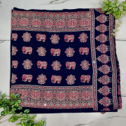 Model Silk Azhrakh With Mirror Work sarees-MAMS02