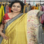 Semi Tusser Saree:-Sts01
