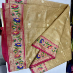 Tissue Pythani Fusion Saree-TPTS01