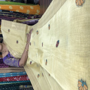 Munga Jamdhani Tissue Sarees - MJTS03