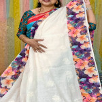 designer-linen-saree-dls09