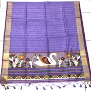 Bailu Cotton With Maslin Sarees-BCM01