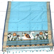 Bailu Cotton With Maslin Sarees-BCM04