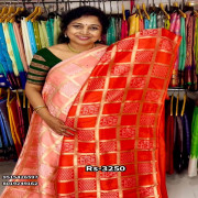 Gajji silk Checks saree-GGA3