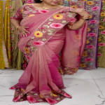 Coctail Tissue Organza Sarees - CTOS01