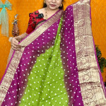 Bandhini Kanchi boarder saree-BKB03
