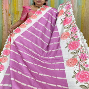 Shibori Scalloped saree-SSS06