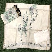 Linen Jamdhani Dresses-LJD02