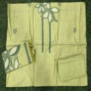 Linen Jamdhani Dresses-LJD06