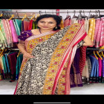 Kalamkari Georgette saree:KGF5