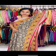 Kalamkari Georgette saree:KGF5
