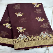 Benaras Kaddi Georgette saree-BKDG11