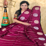 Benaras Satin Crepe saree,Bsc3