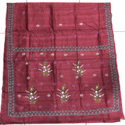 Pure Tusser Katch Work Sarees-PTKW01