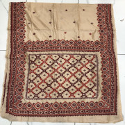 Pure Tusser Katch Work Sarees-PTKW05