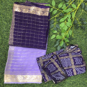2 D Georgette Sarees-2DG02