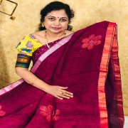 Pure Linen Sarees:-Pul08