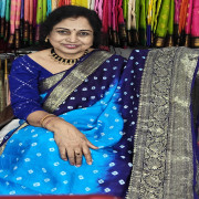 Chinon Bandhni Saree,No:-CBD01