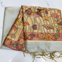 tusser-kalamkari-saree-tkls12