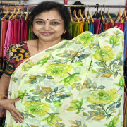 Georgette saree:-Gts3