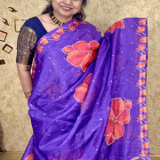 Silk Kota digital print and work:SDP2