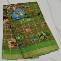 Linen Saree,No:-No:-LS13