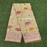 Benaras Tissue Digital print saree:BTDP02