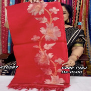 Pure Maslin Jamdhani Saree-PMJ01