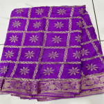 Chinon Crepe work saree-CCSS06