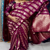 Russian silk Rangkat saree-RSRS04