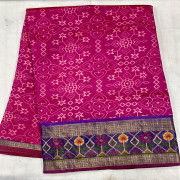 Budget Friendly Semi Patola saree-BFSP02