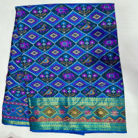 Budget Friendly Semi Patola saree-BFSP05