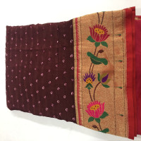 Pure Pythani Bandhini saree-PDBS06