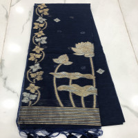 Khadi  Jamdhani saree-KHJS03
