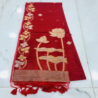 Khadi  Jamdhani saree-KHJS05