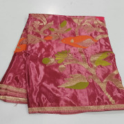 HO  Silk Jamdhani Saree-HOBS07