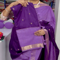 Vintage Mysore Crepe saree-VMCS13