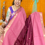 Vintage Mysore Crepe saree-VMCS15