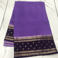 Vintage Mysore Crepe Sarees-VMCS10