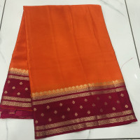 Vintage Mysore Crepe Sarees-VMCS11