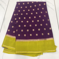 Vintage Mysore Crepe Sarees-VMCS21
