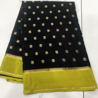 Vintage Mysore Crepe Sarees-VMCS24