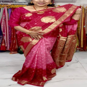 Chinon Bandhini Checks Saree-CHBS02