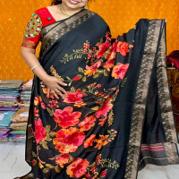 French Silk Sarees-FSS02