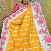 Shibori Scalloped saree-SSS02