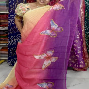 Linen  Cotton saree-LCS05
